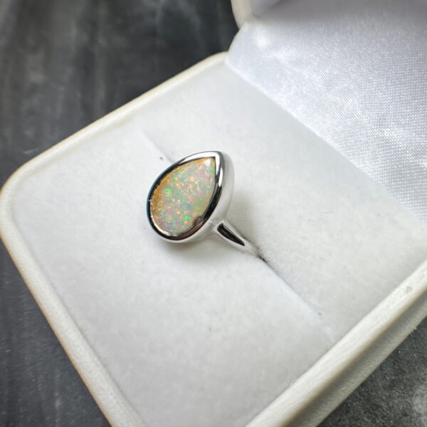 Pipe Opal Ring Gift Box Side View Photo