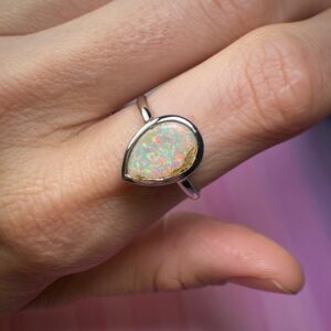 Pipe Opal Ring Inside Lighting Pic