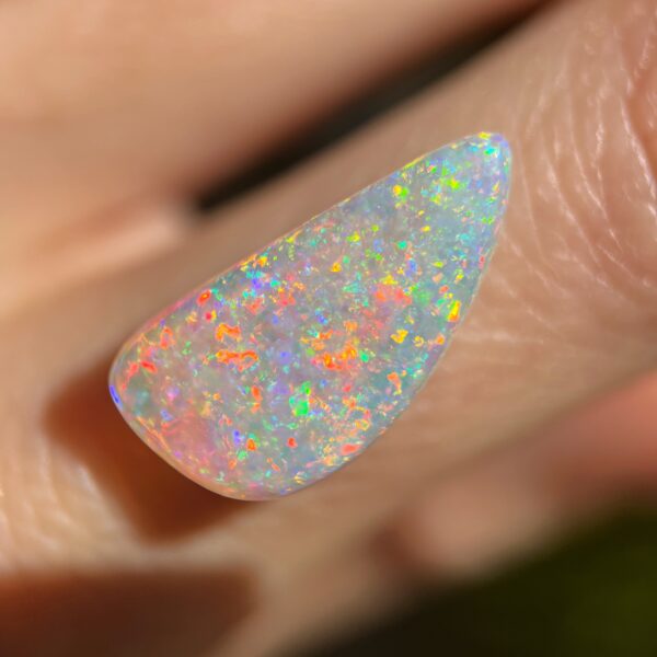 Double Sided Crystal Pipe Opal hand up close photo