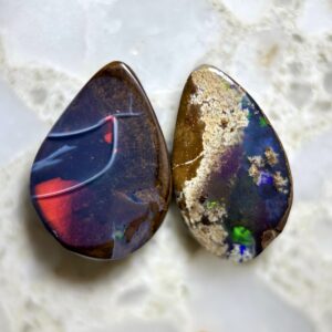 Boulder Opal Parcel (2x piece) 4.30ct
