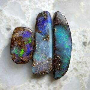 Boulder Opal Parcel (3x piece) 5.70ct