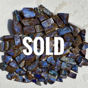 SOLD - Rough Boulder Opal Parcel (87x piece)