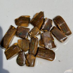 Rough Matrix Boulder Opal Parcel - Gem Colour (15x piece)