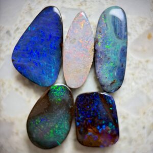 5x piece Boulder Opal Parcel - 15.20ct