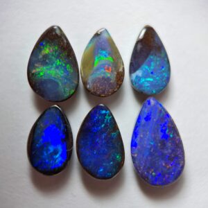 Teardrop Gem Boulder Opal Parcel (6x parcel) 7.35ct