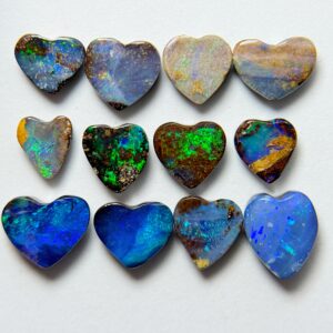 Boulder Opal Heart Parcel (12x parcel) 14.05ct