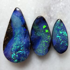 Gem Pinfire Pattern Boulder Opal Parcel (3x piece) 5ct