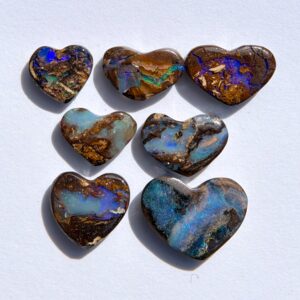 Boulder Opal Heart Parcel (7x parcel) 10.35ct