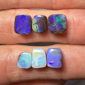 Boulder Opal Parcel (6x piece) 9ct