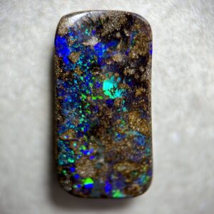 Boulder Opal, dark bodied gem colour play 13.55ct
