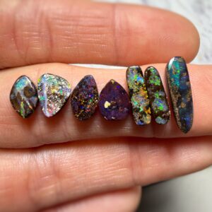 Boulder Opal Parcel (7 x piece) 7.40ct