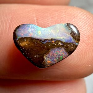 Boulder Opal Heart 'Chameleon' 1.85ct