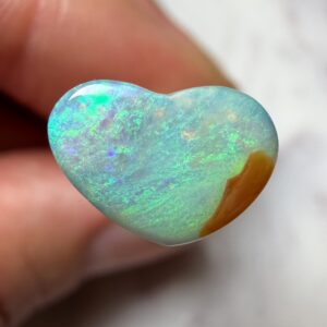 Boulder Opal Heart 'Turquiouse Tides'  1.60ct