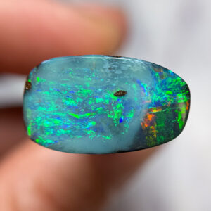 Boulder Opal gem 'Emerald Eclipse' 8.85ct