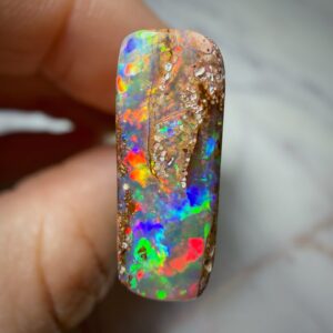 Semi Crystal Gem Pipe Opal 'Earth Fire' 3.90ct