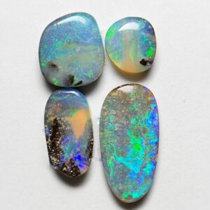 4x piece Boulder Opal Parcel 'Oceans' 4.40ct